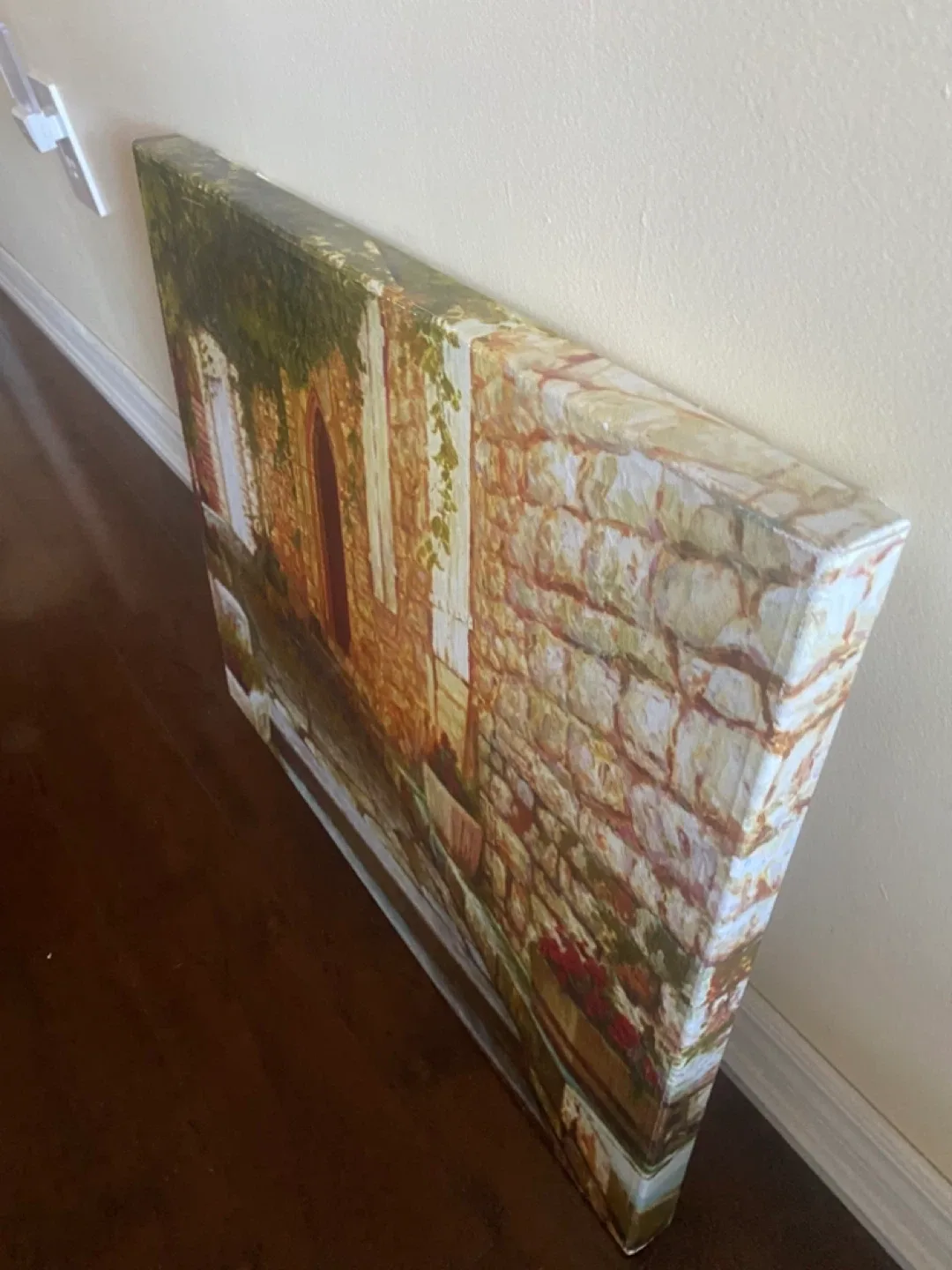 Painting of Old European Street Scene image indicator(2)