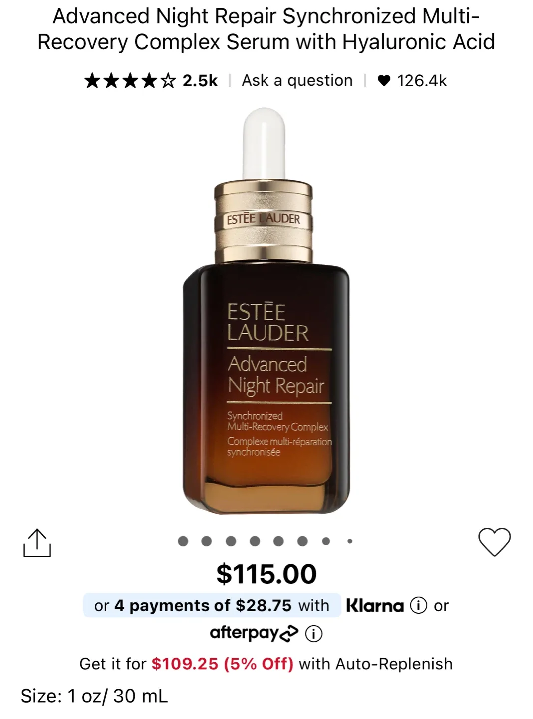 Estée Lauder Advanced Night Repair Serum image indicator(4)