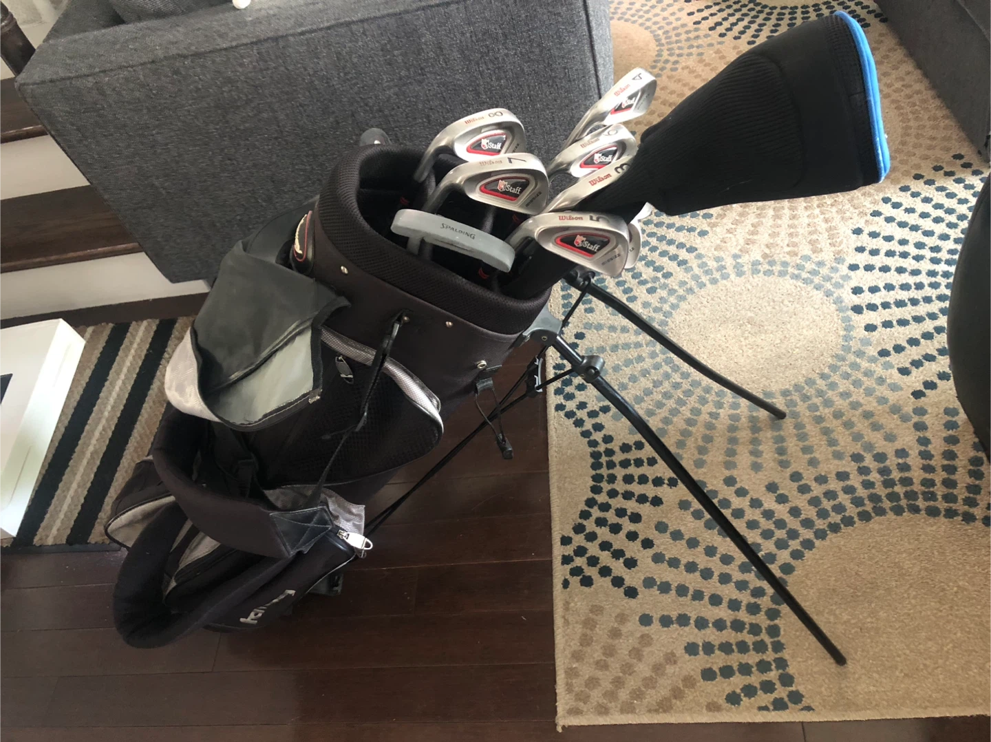 Golf bag with clubs ( left handed ) - photo 2