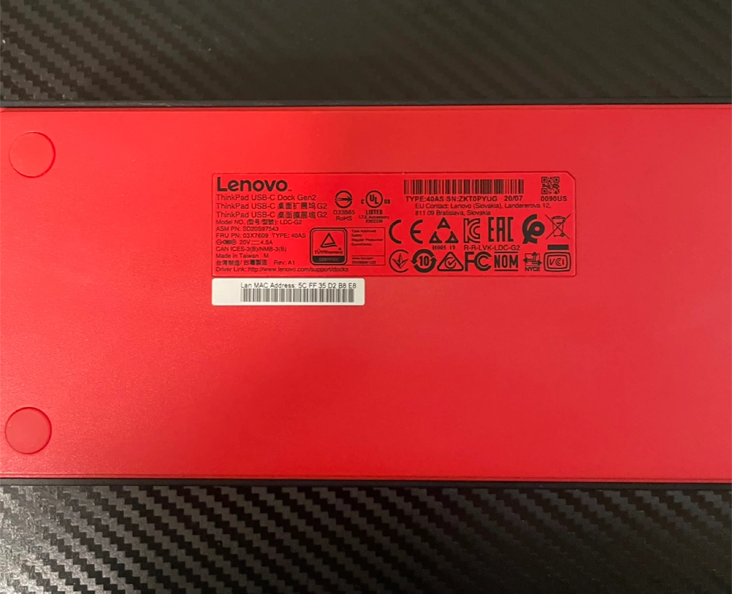 Lenovo ThinkPad USB-C Dock Gen2 - photo 3