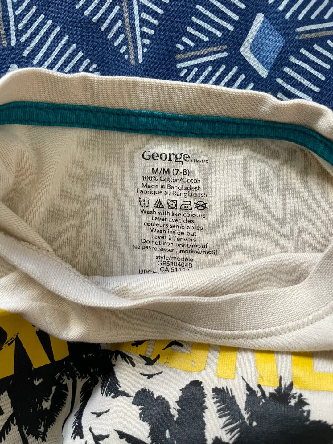 George Boys' Pajama Set Size M (7-8) 🥕 image indicator(3)