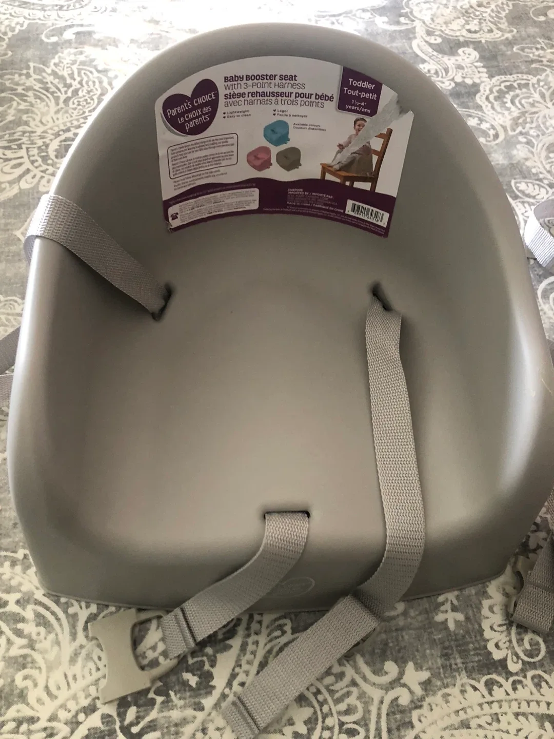 Parent's Choice Baby Booster Seat w/ 3-Point Harness thumbnail