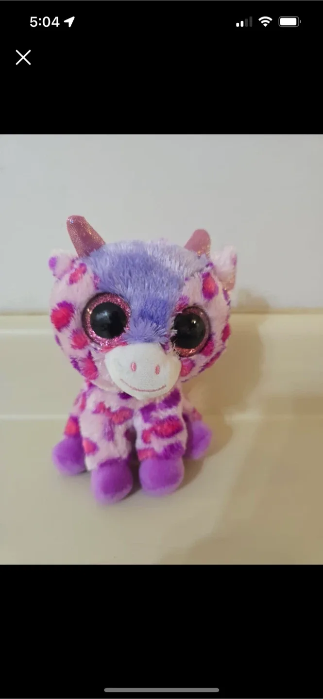 Ty Beanie Boo Plush - Giraffe🥕 thumbnail