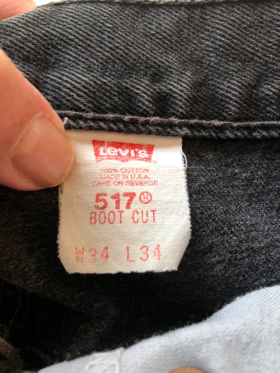 Levi's 517 Boot Cut Jeans W34 L34 image indicator(5)