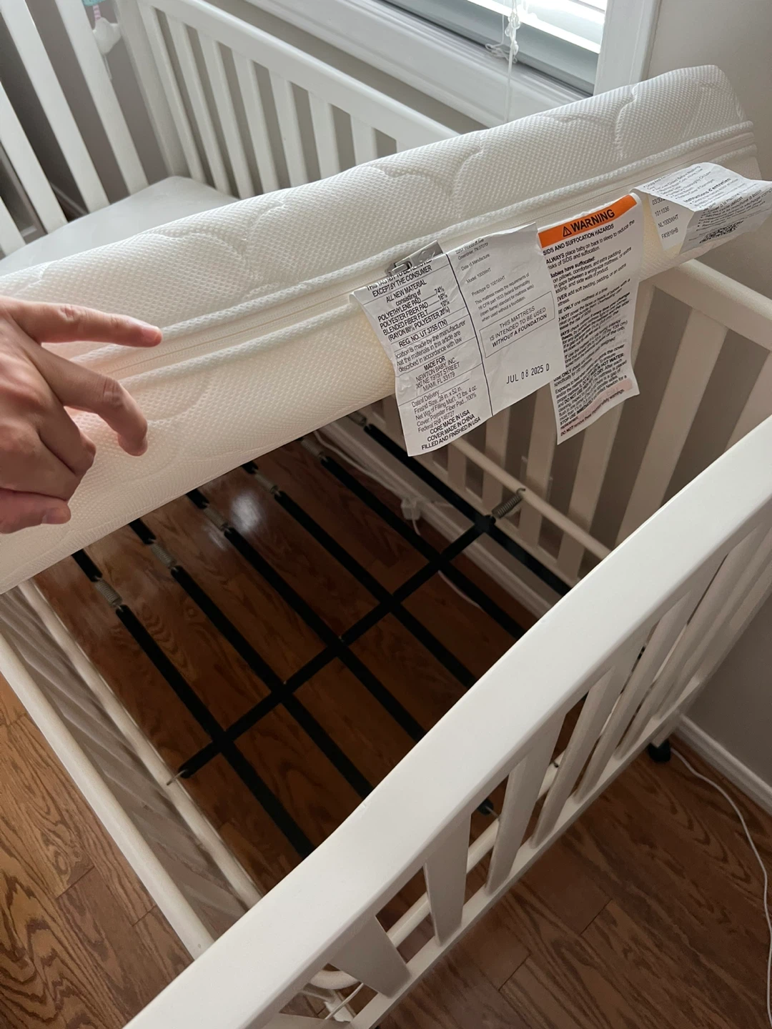 White Baby Crib - photo 4
