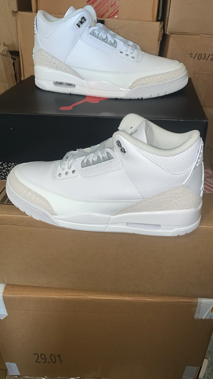 Brand new men’s retro 3 pure money size 10.5 - photo 5