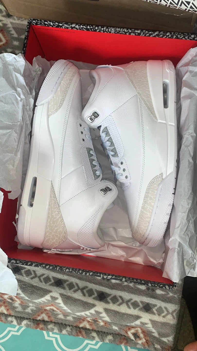 Brand new men’s retro 3 pure money size 10.5 - photo 2