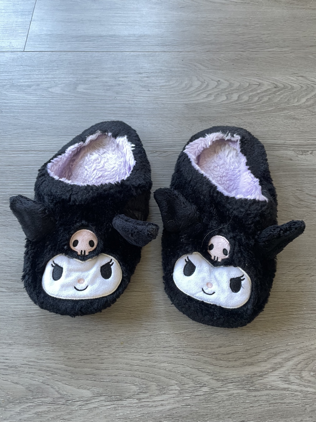 Kuromi Black Slippers