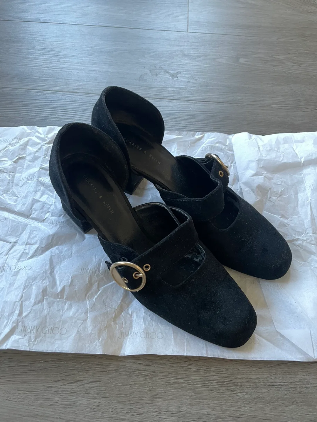 Charles & Keith Black Heels image indicator(3)