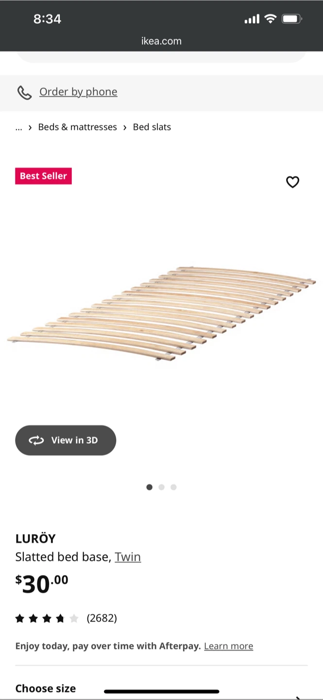 Ikea twin bed frame - photo 3
