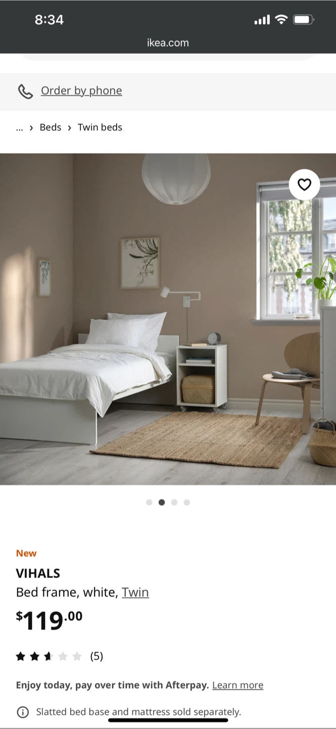Ikea twin bed frame