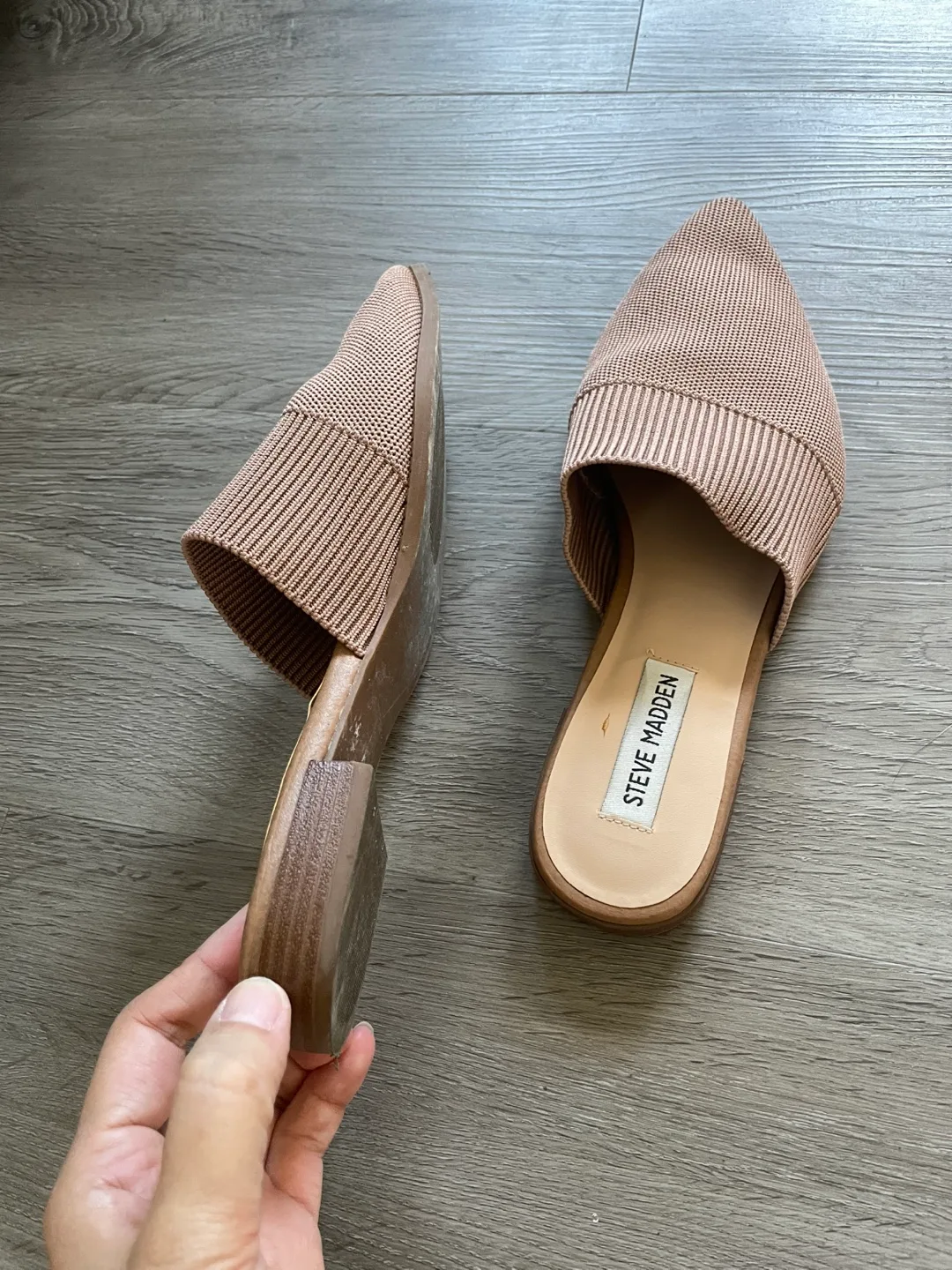 Steve Madden Knit Mules, Size 8 image indicator(2)