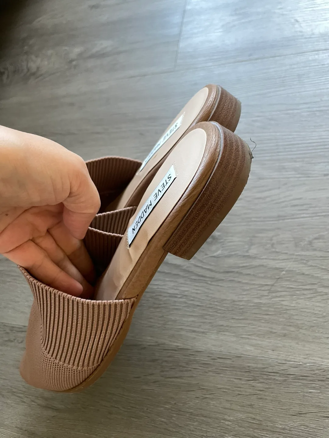 Steve Madden Knit Mules, Size 8 image indicator(4)