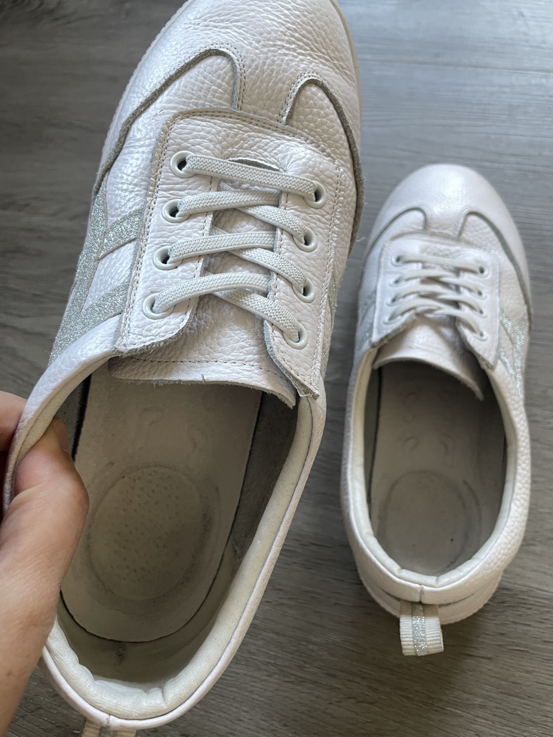 Like Onitsuka Tiger White Leather Sneakers - photo 3