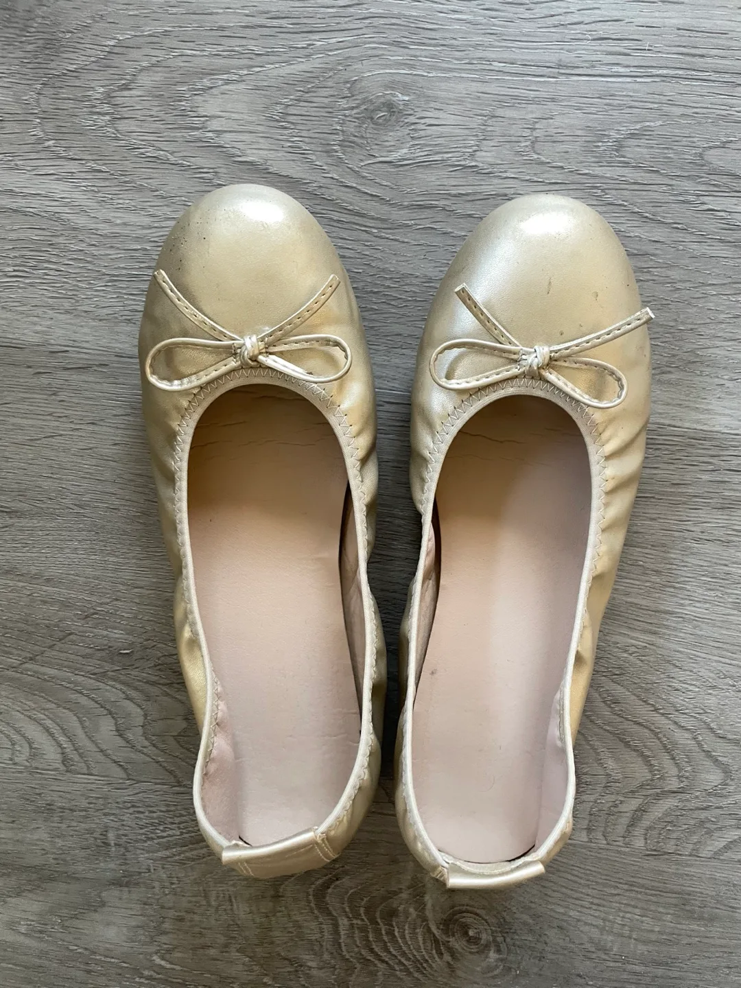 Gold Ballet Flats thumbnail