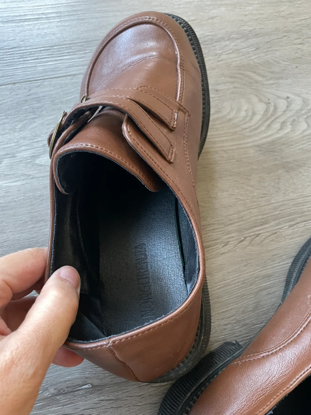 Nangonghua Brown Buckle Shoes image indicator(5)