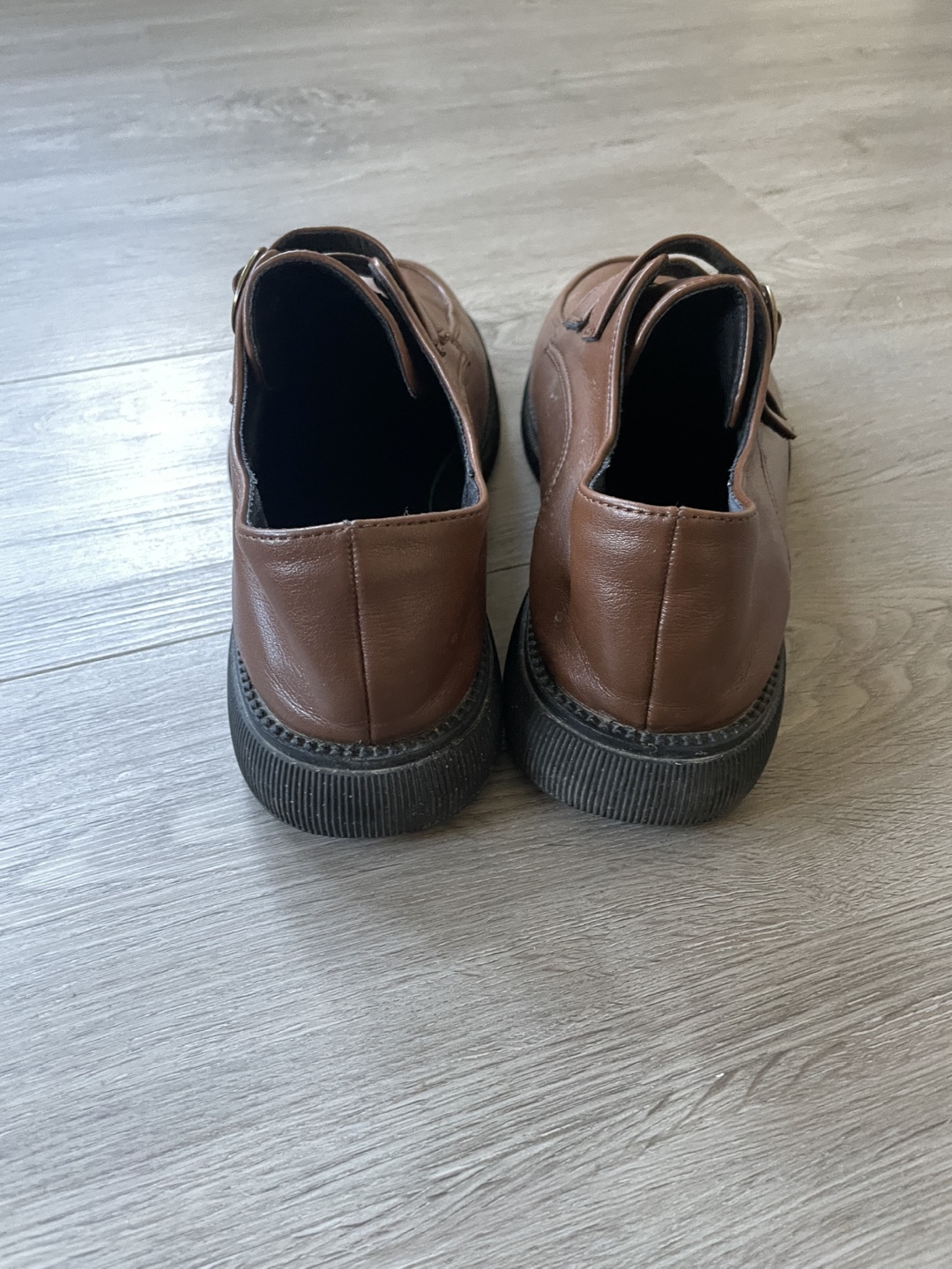 Nangonghua Brown Buckle Shoes - photo 3
