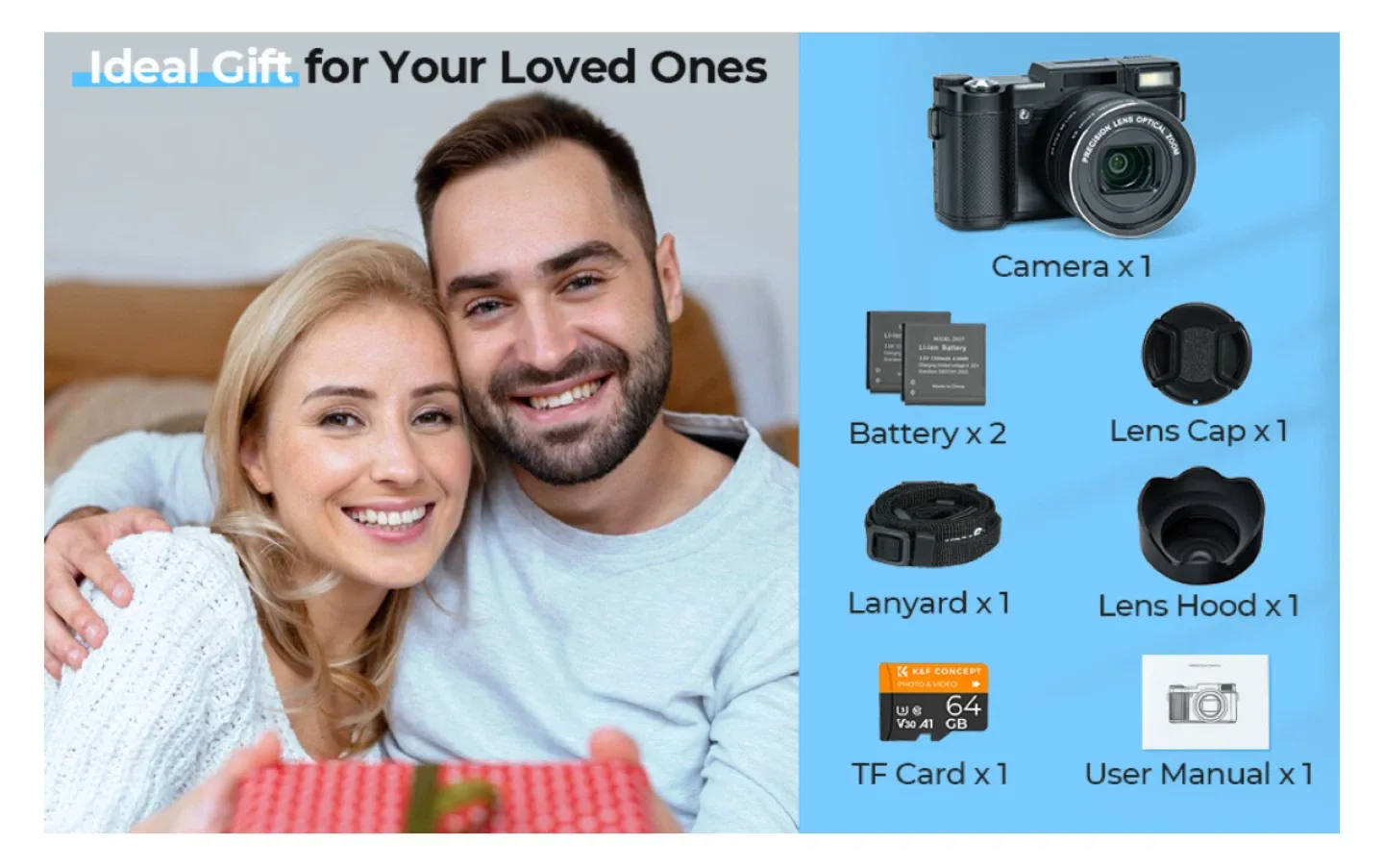 Kentfaith 5K Digital Camera for Beginners image indicator(2)