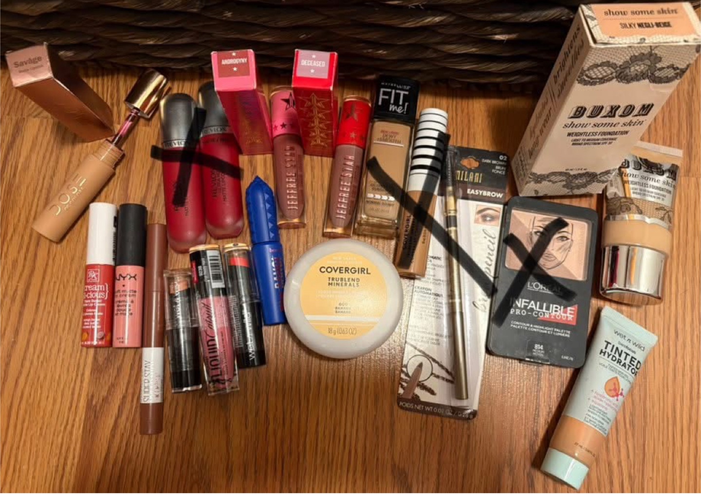 Mixed Lot of Makeup: Dose, Covergirl, NYX, Wet n Wild