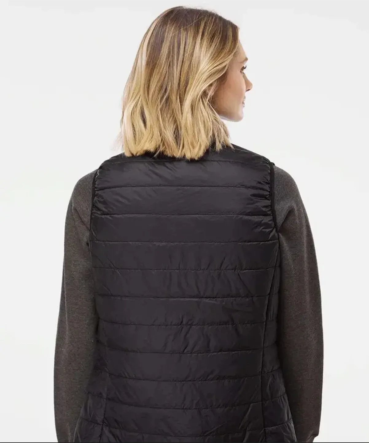 Black Puffer Vest - Nylon/Polyester image indicator(3)