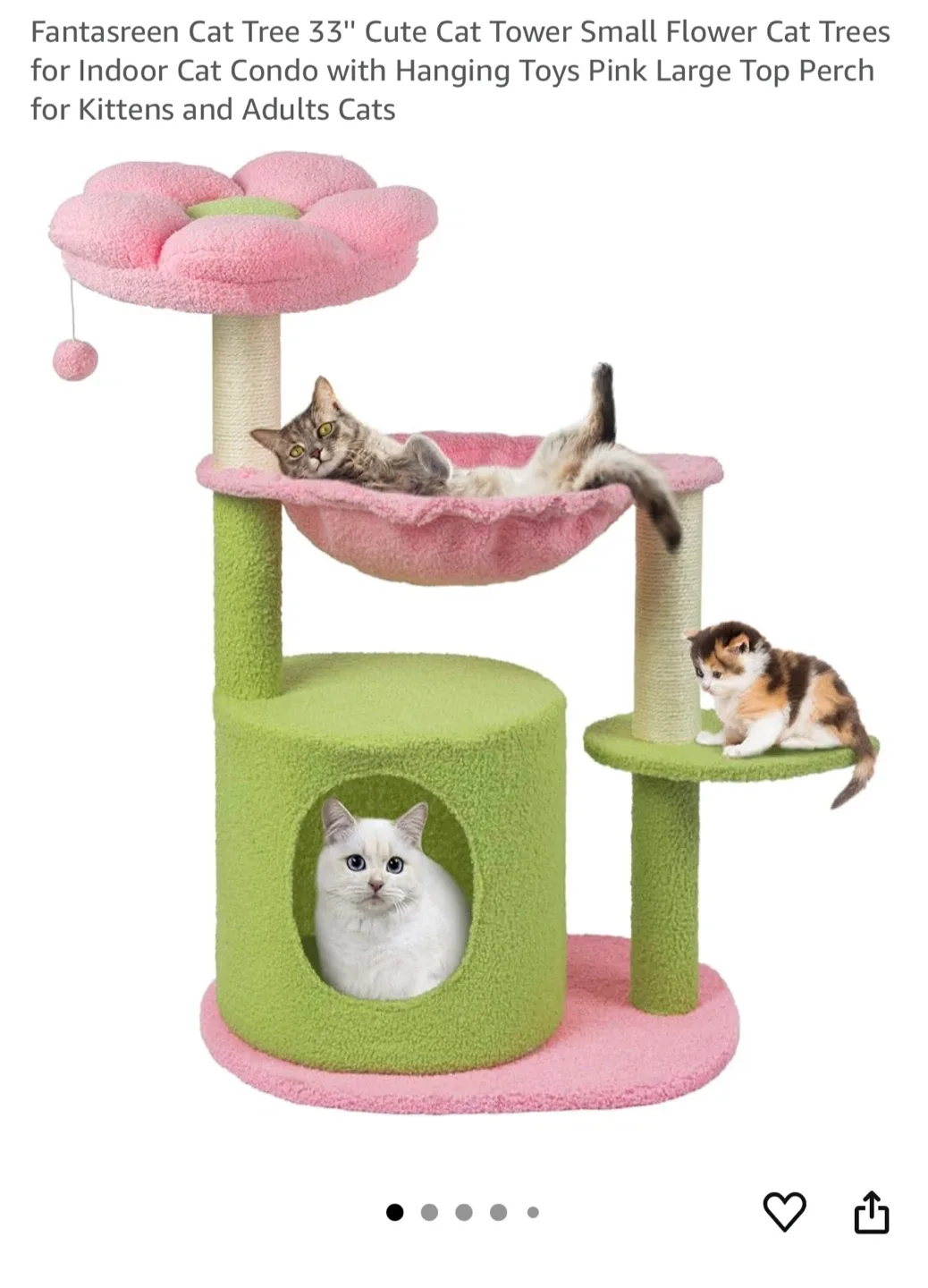 Flower Cat Tree Tower