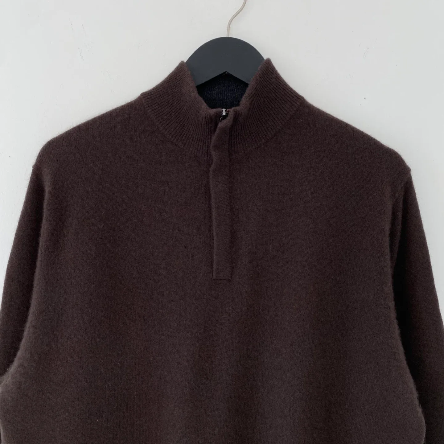 100% Cashmere 1/4 Zip Sweater image indicator(4)