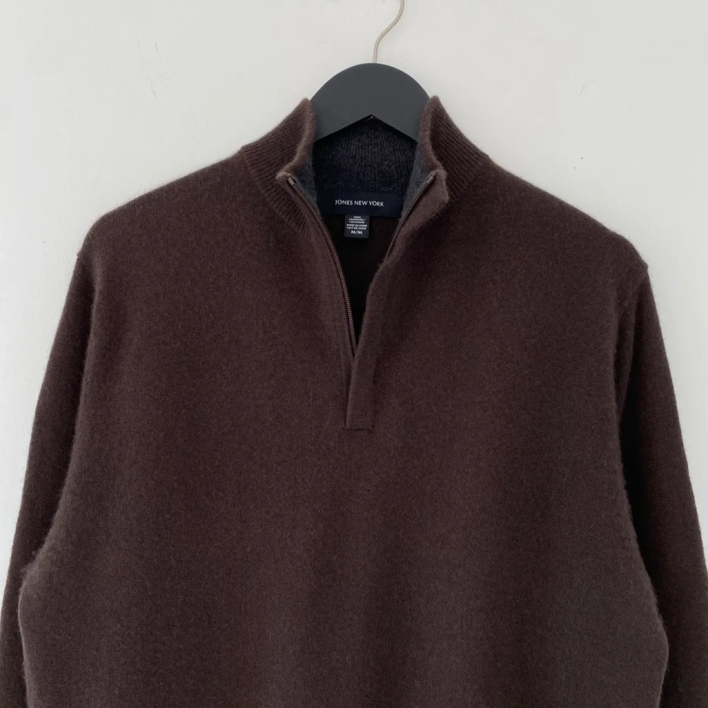 100% Cashmere 1/4 Zip Sweater image indicator(3)