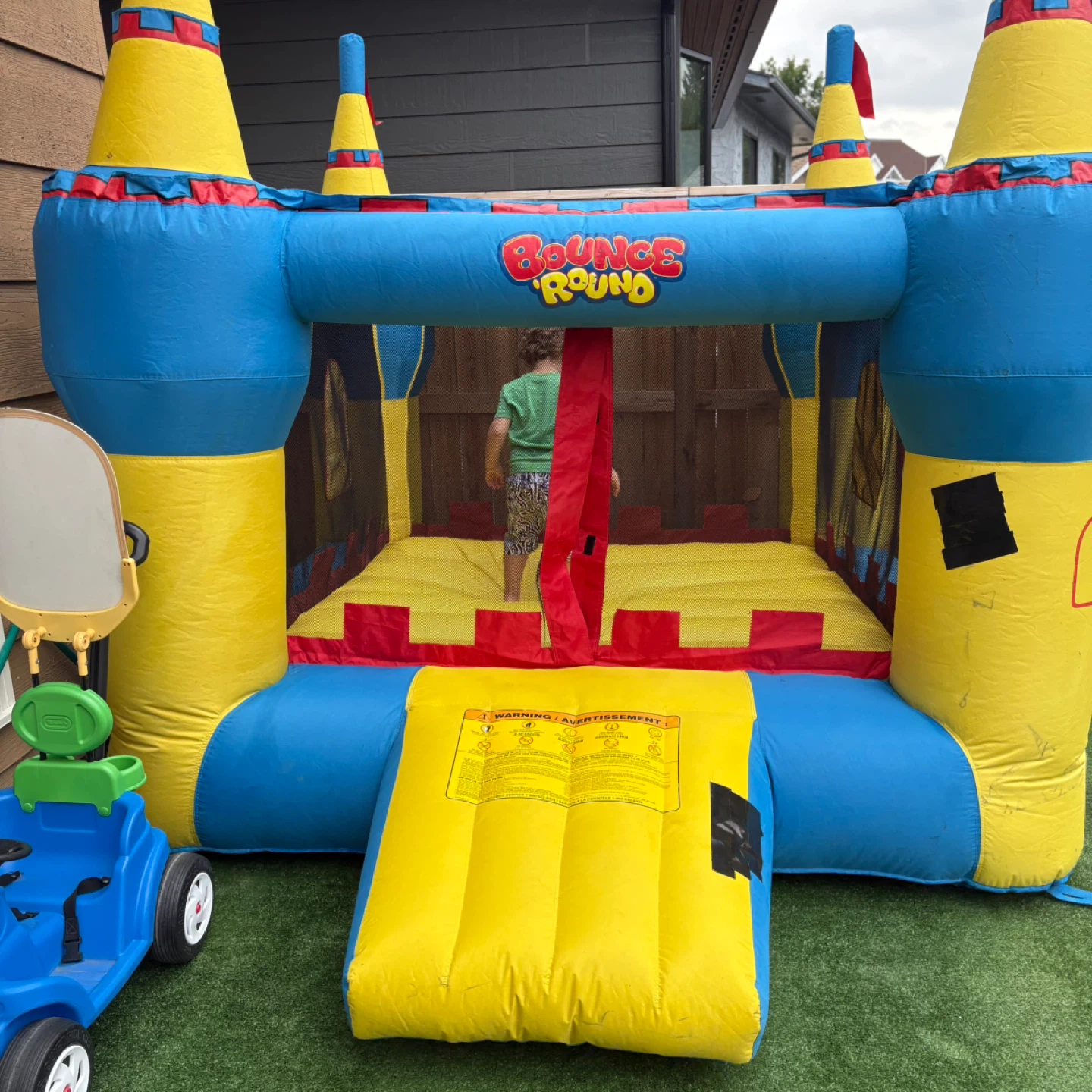 Bounce Round Inflatable Bouncy Castle