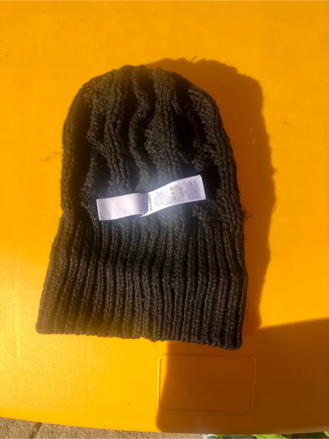 Old Navy Black Knit Beanie - One Size image indicator(2)