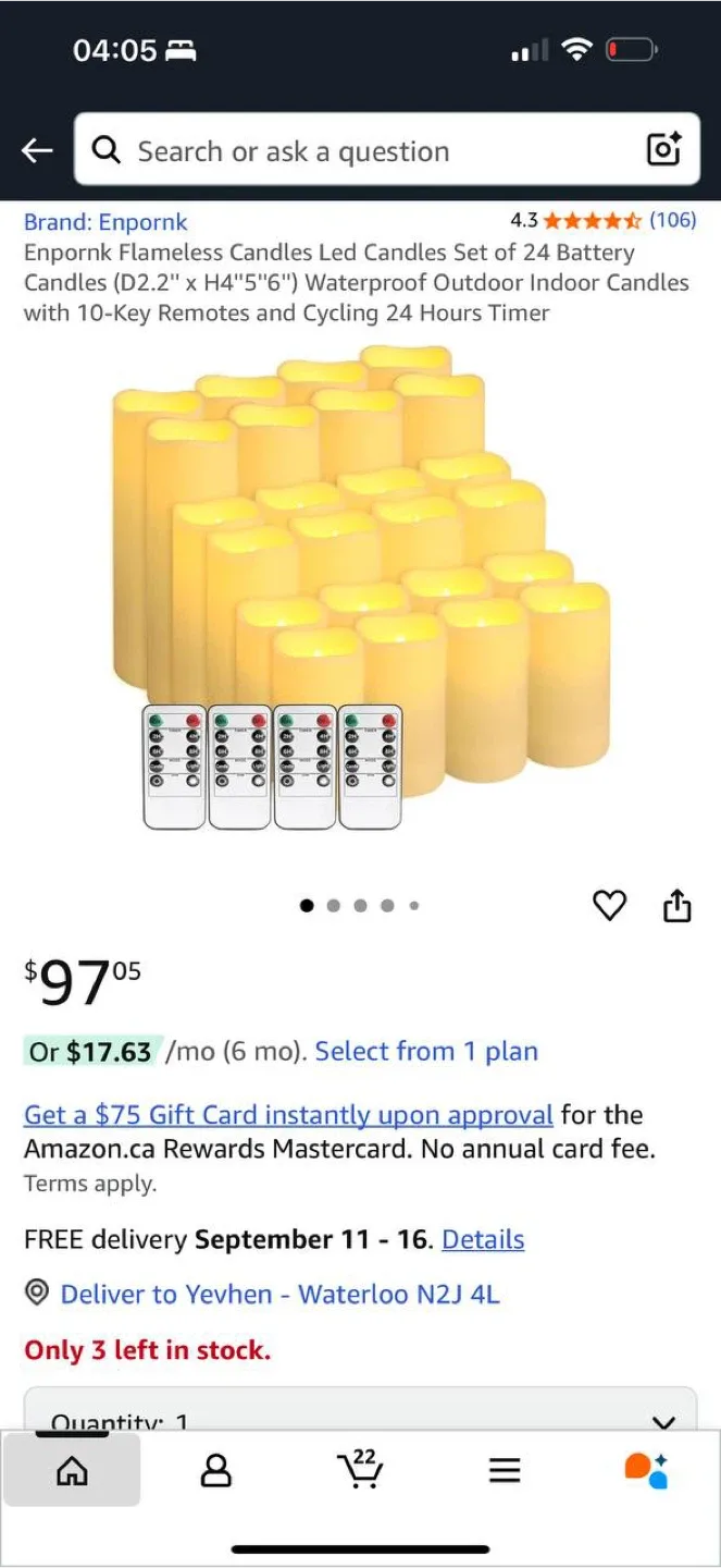 Enpornk Flameless LED Candles Set – 24pcs with Remote Control image indicator(2)