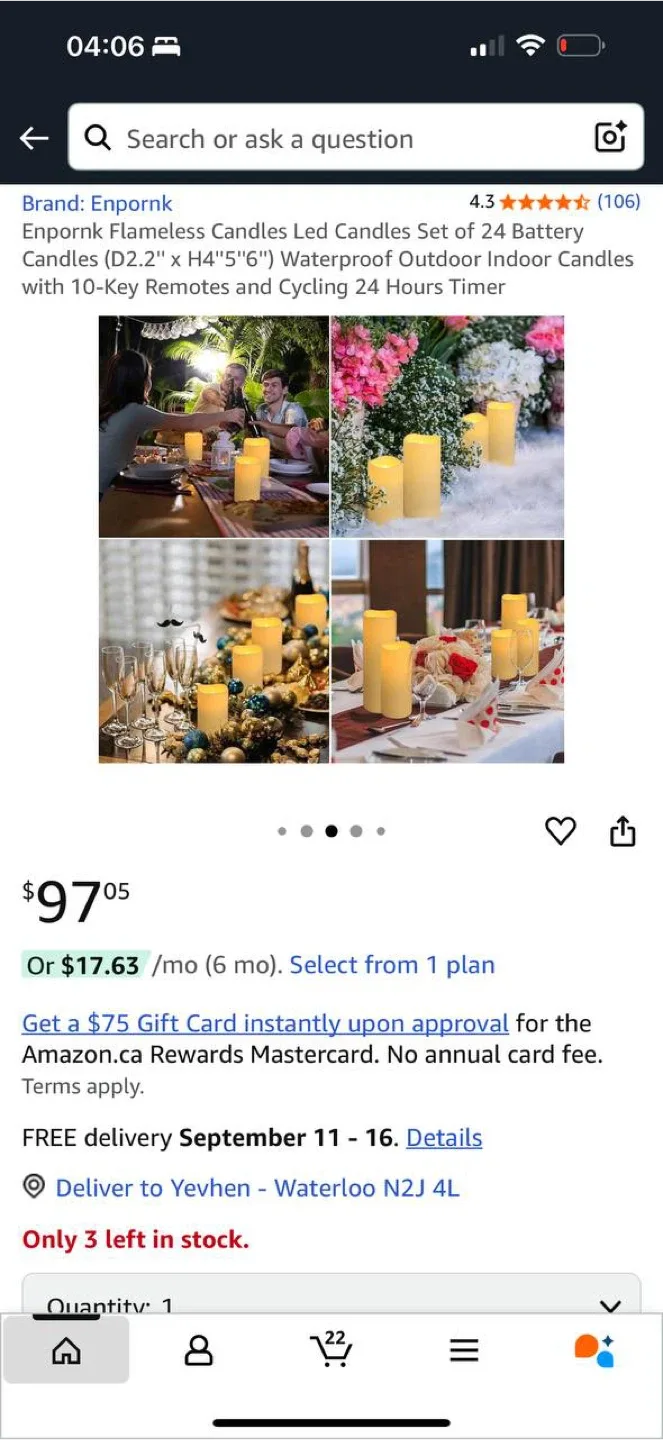 Enpornk Flameless LED Candles Set – 24pcs with Remote Control image indicator(5)