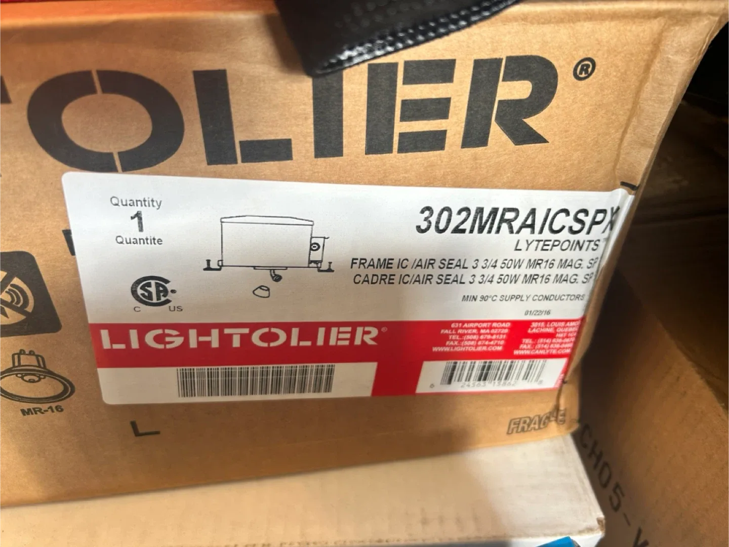 LIGHTOLIER 302MRAICSPX LytePoints Frame-In Kit image indicator(5)