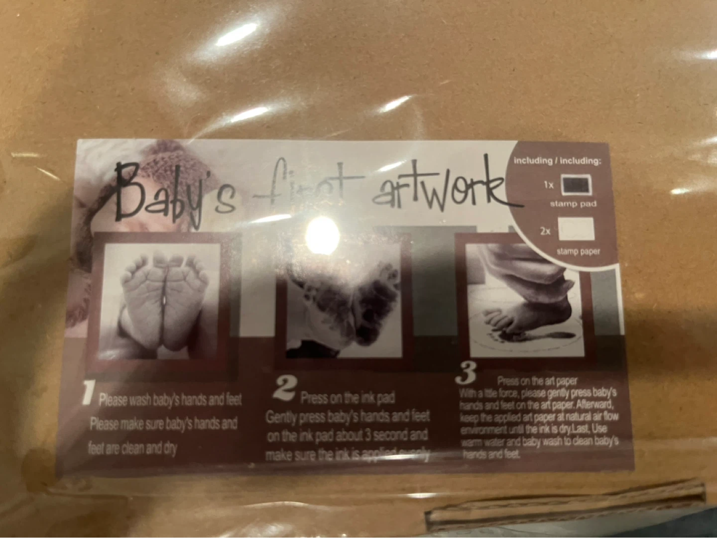 BRAND NEW Baby's First Artwork Keepsake Frame Kit - photo 2