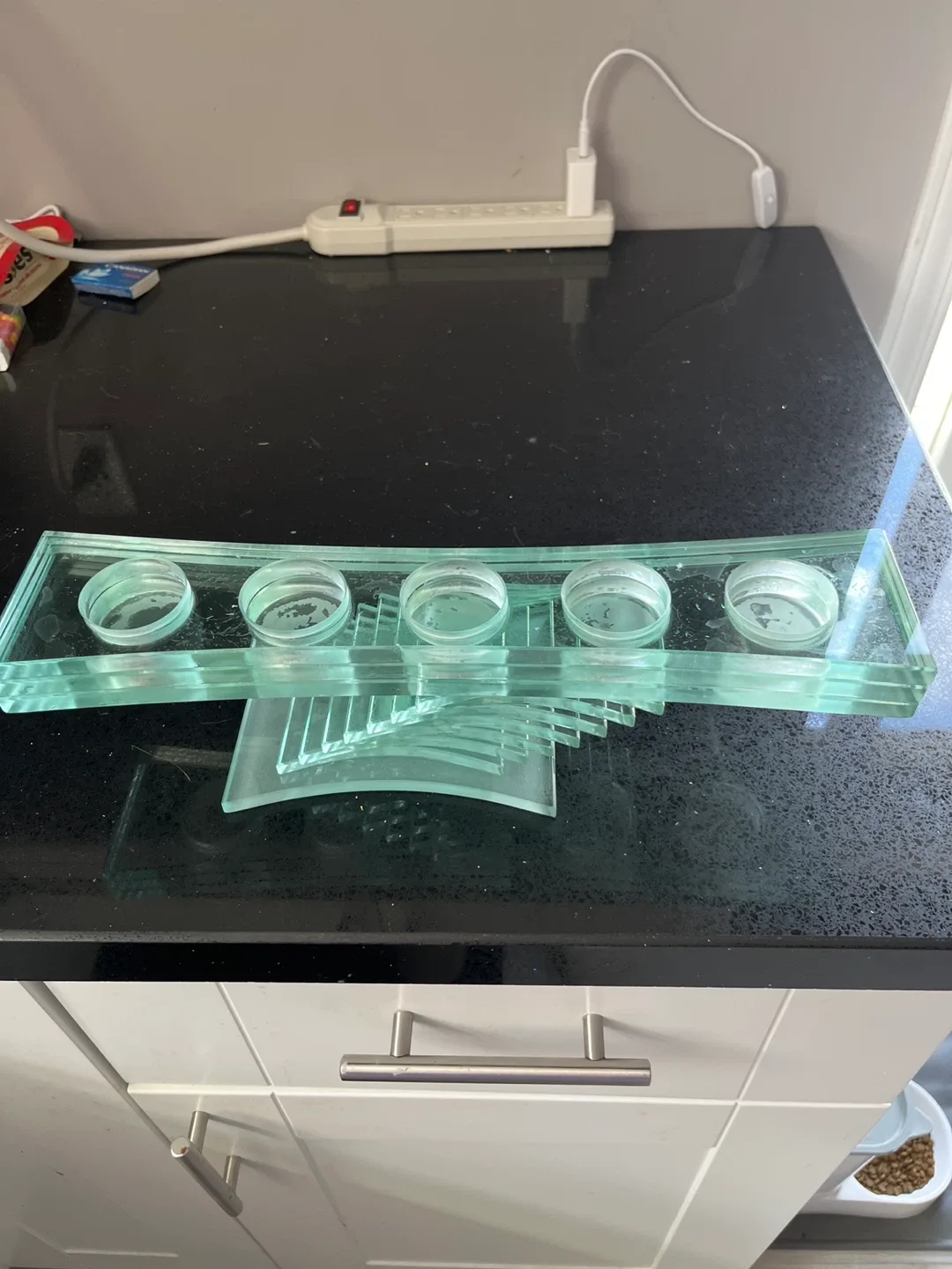 Glass Candle Holder