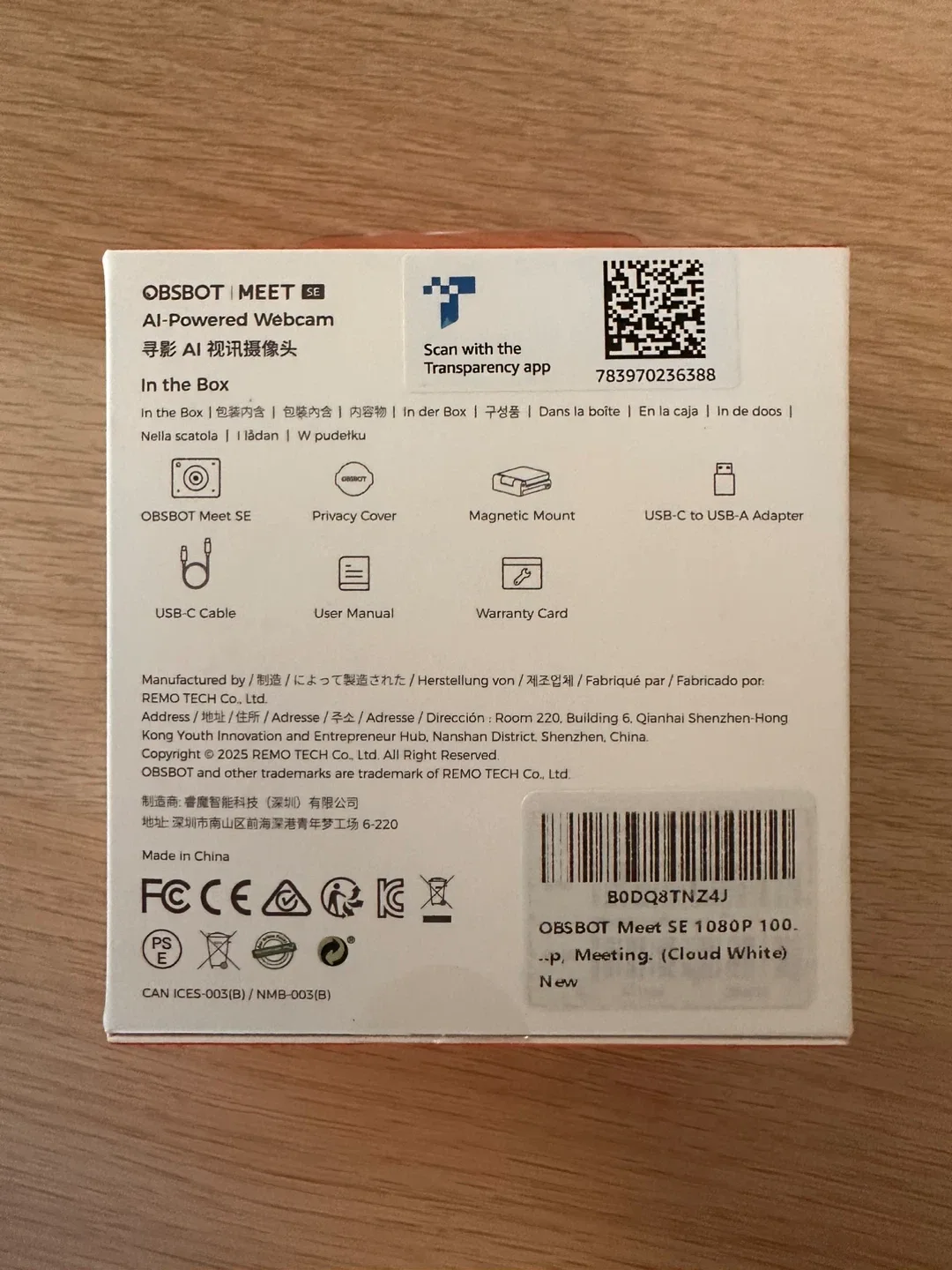 New OBSBOT Tiny 1080P Webcam - White image indicator(7)