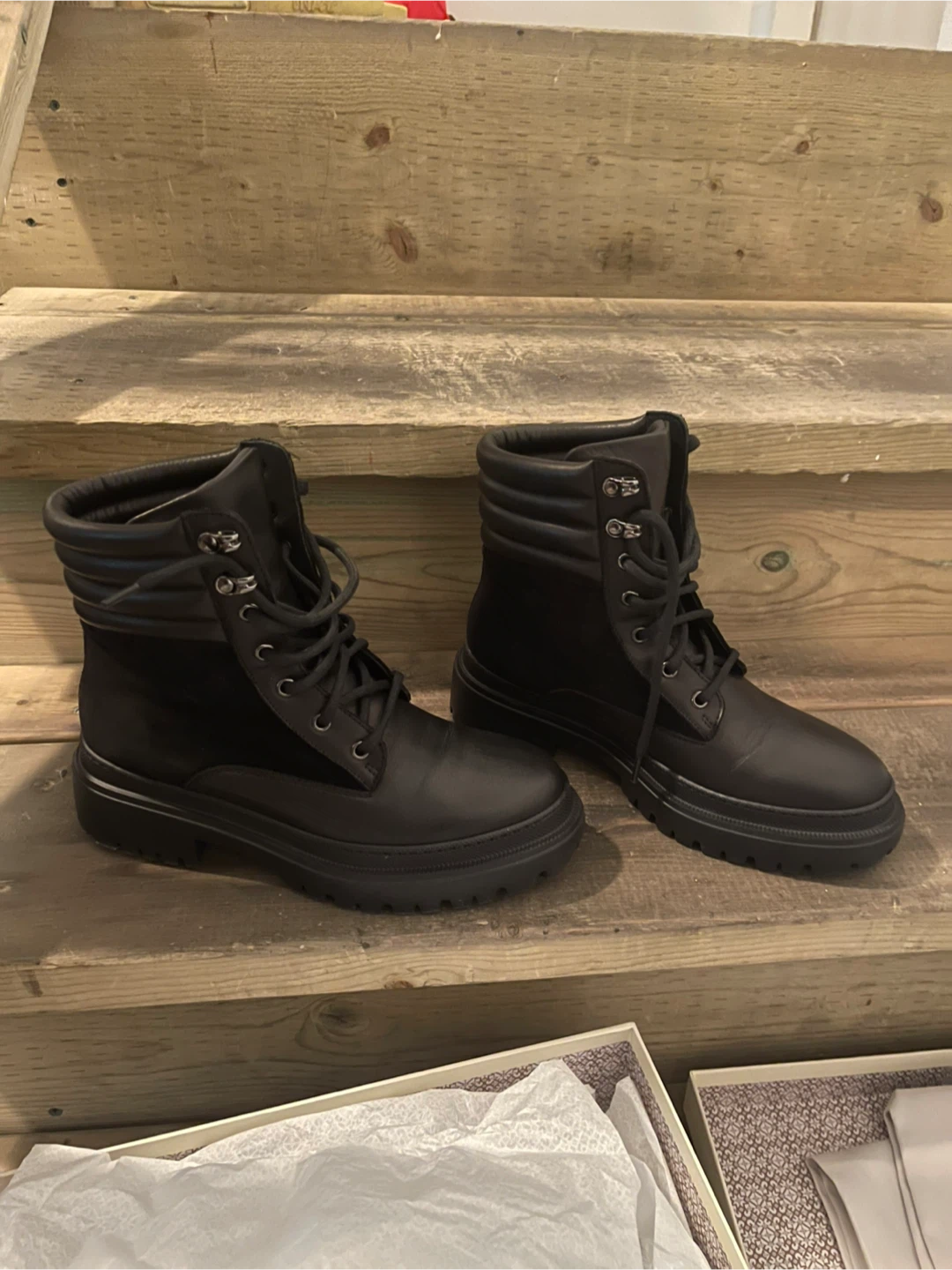 Made in Italy black leather boots - photo 2