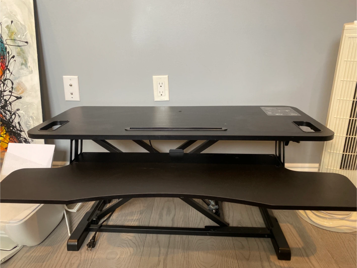 Black Standing Desk Converter