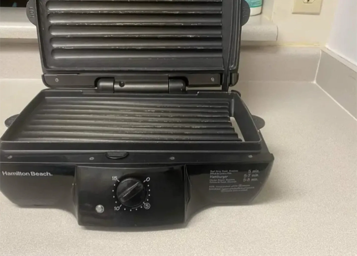 Hamilton Beach Countertop Electric Grill image indicator(2)