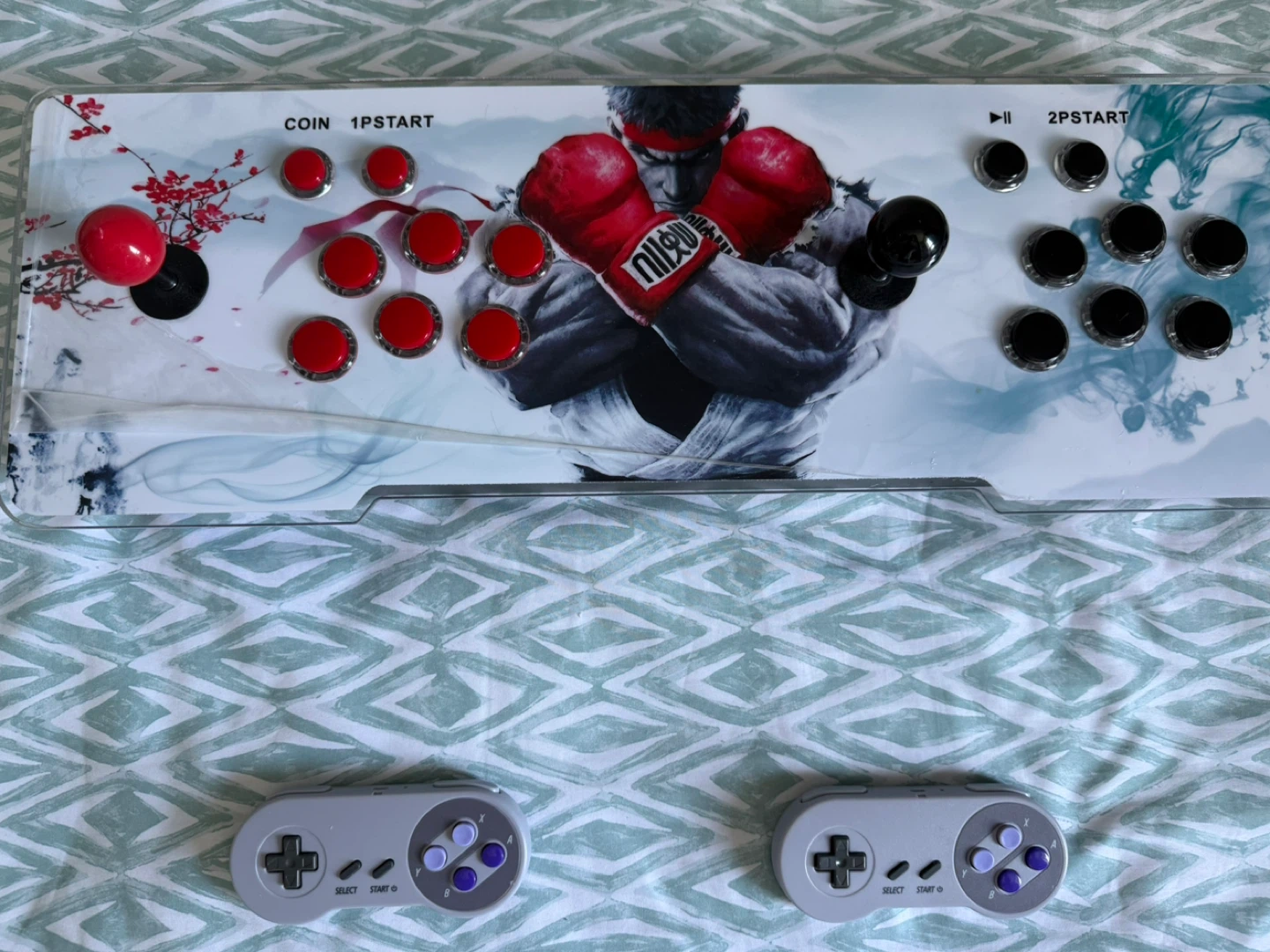 Pandora box arcade with wireless Controllers