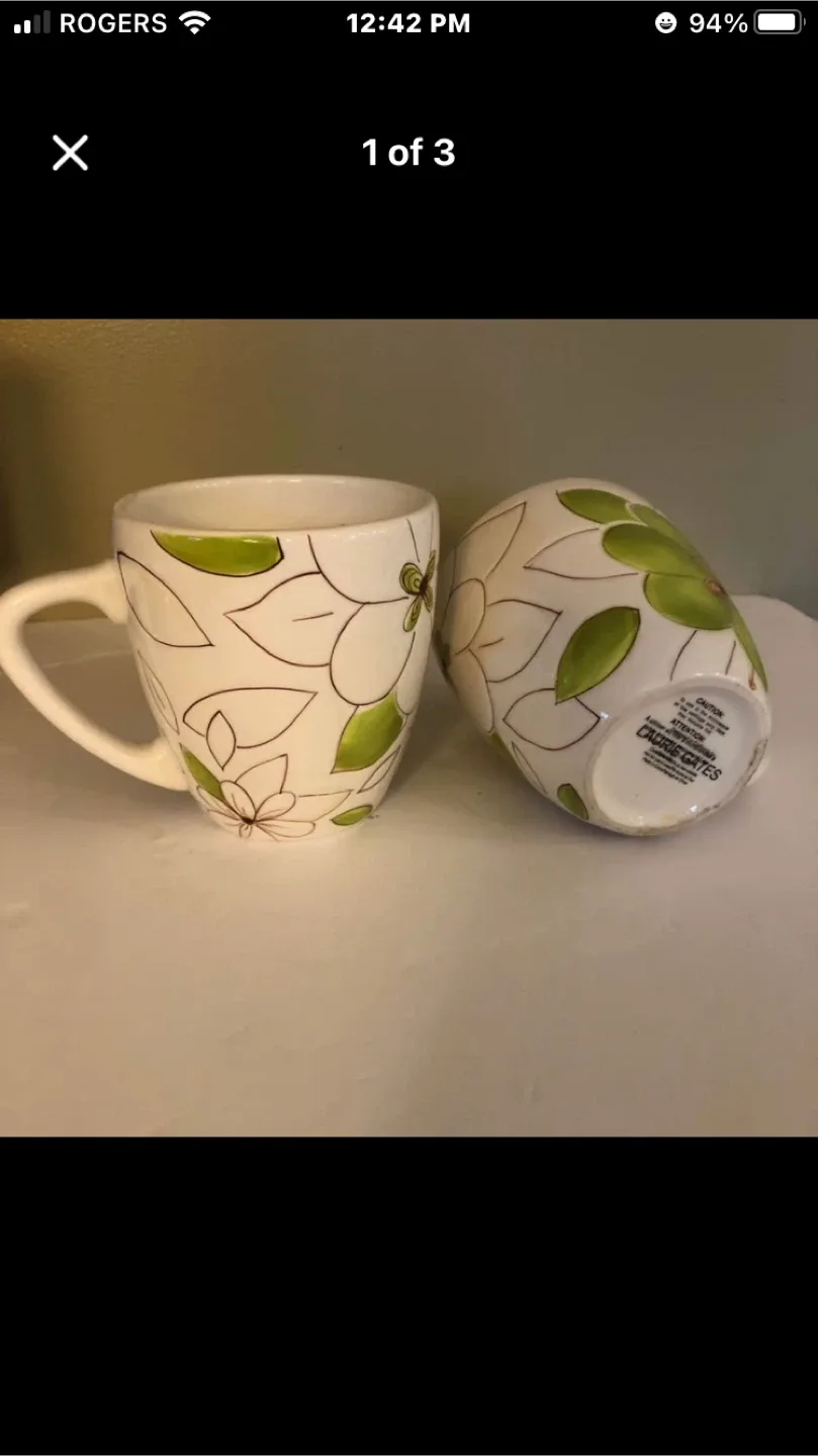 Laurie Gates Mugs - Floral Design thumbnail