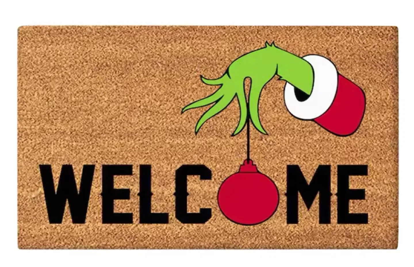 New GRINCH WHO STOLE CHRISTMAS Welcome Door Mat Rug 16”x24” thumbnail