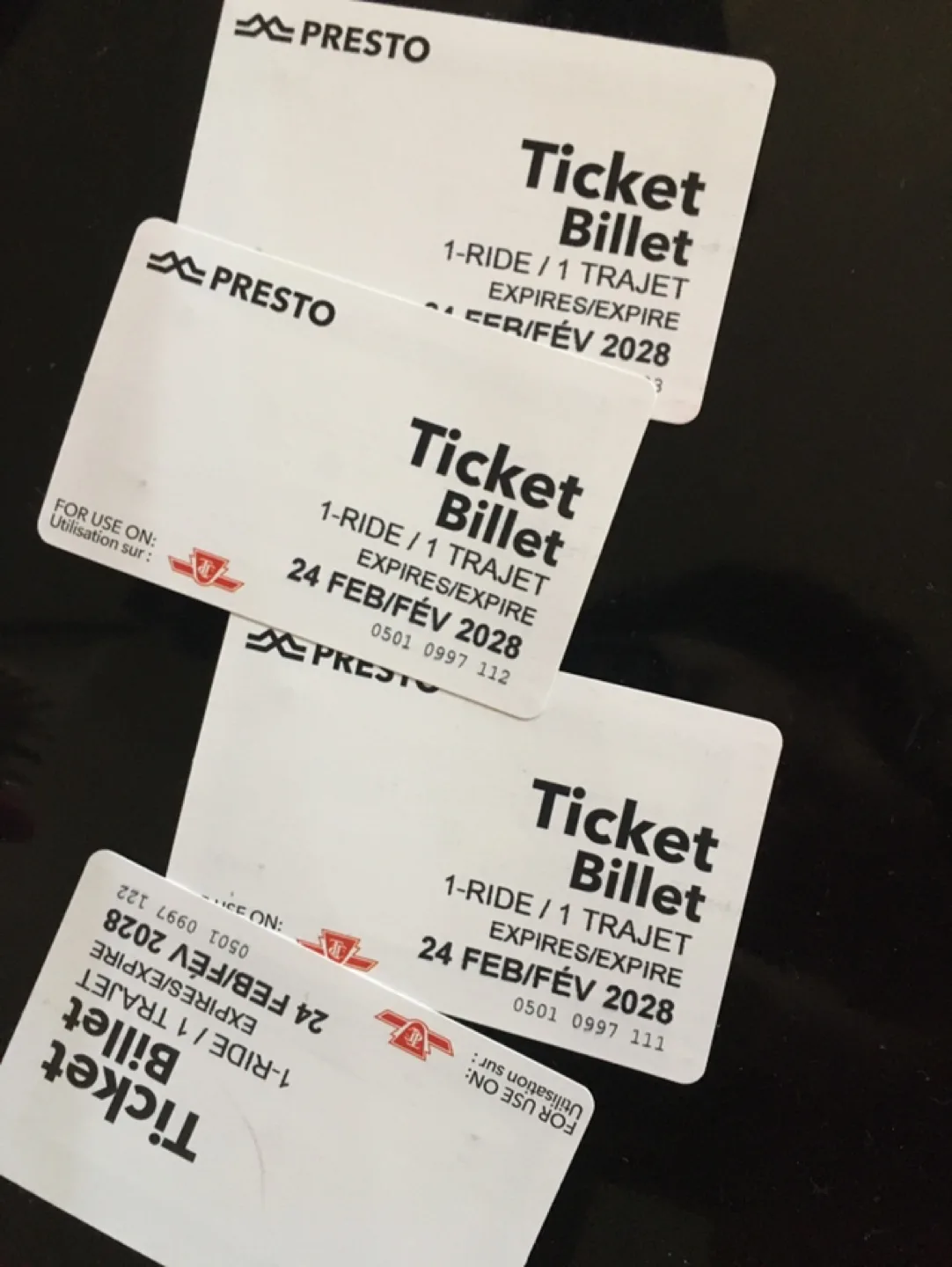 Presto Ticket Billet - Expires February 2028 thumbnail