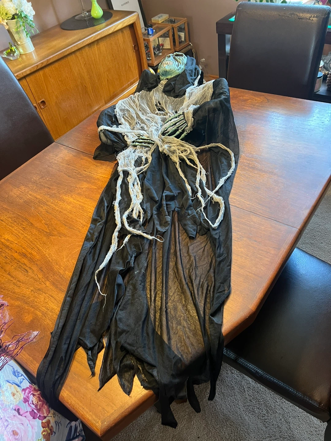 5’ Halloween Grim Reaper Decoration - photo 2