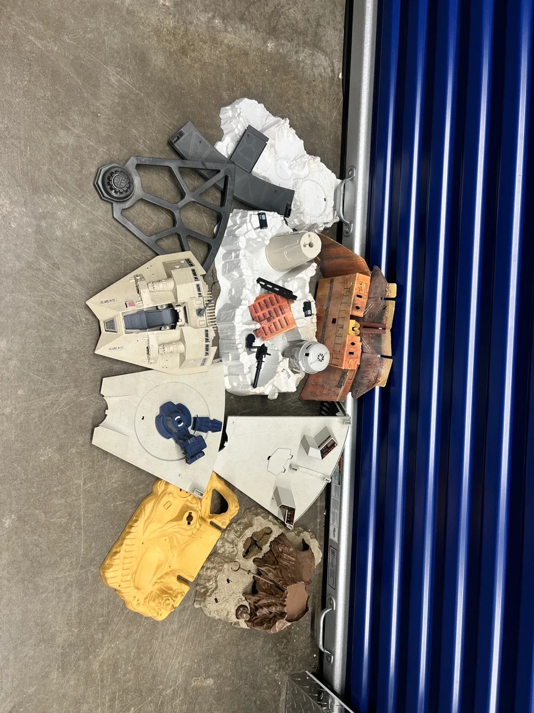 Vintage Star Wars Hoth Ice Planet Adventure Set Parts