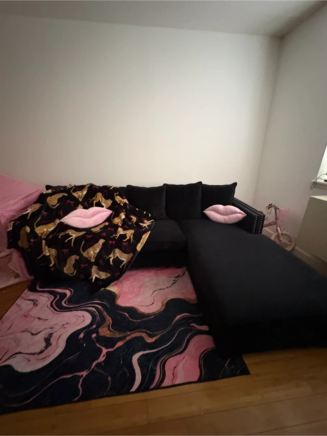 Black Sectional Sofa