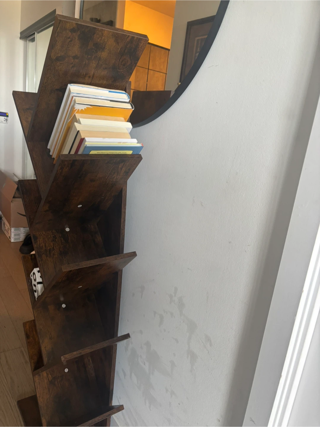 Brown Tree Bookshelf, 5.2 ft, Brown - photo 2