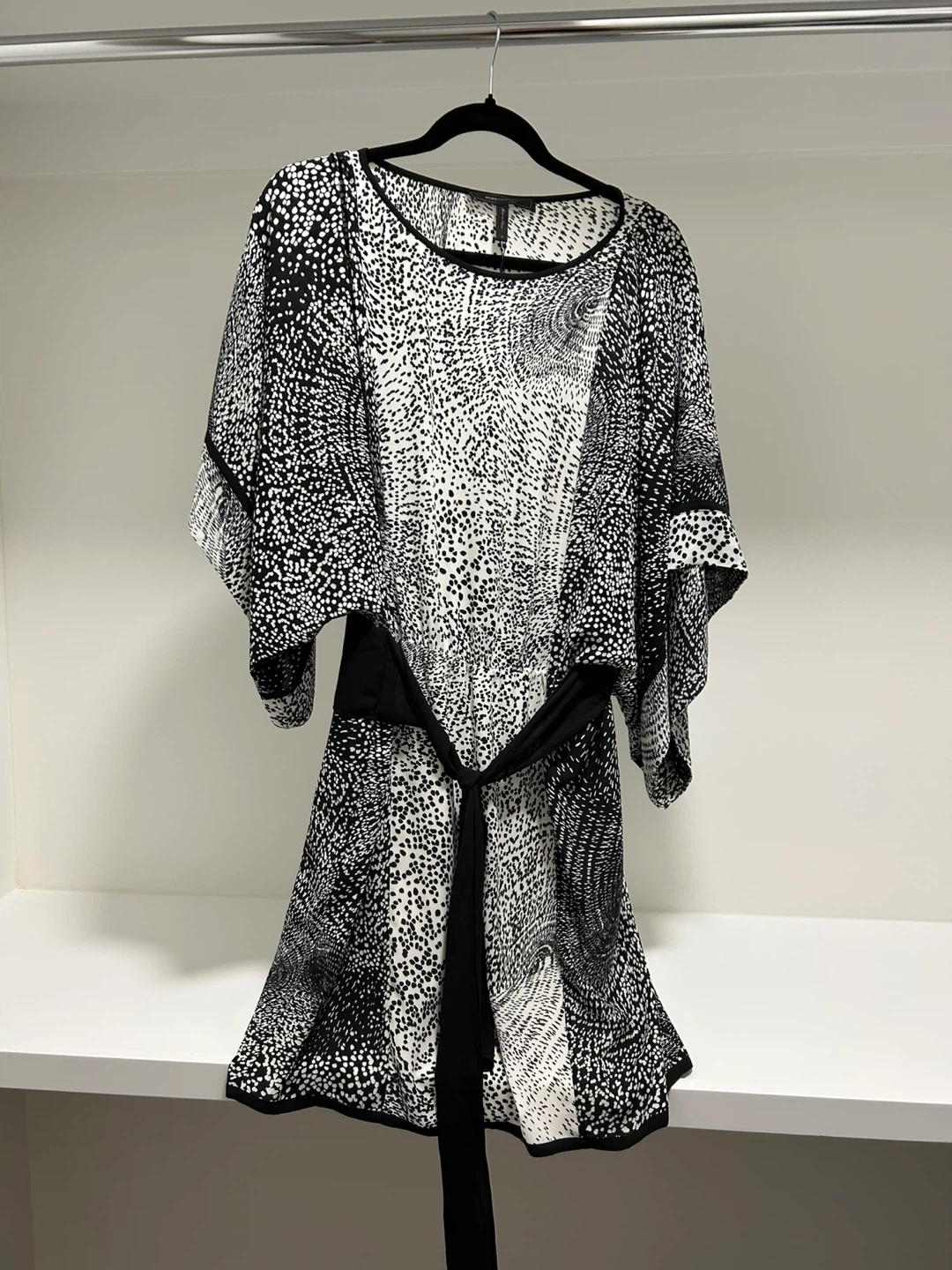 BCBGMAXAZRIA Black & White Dress