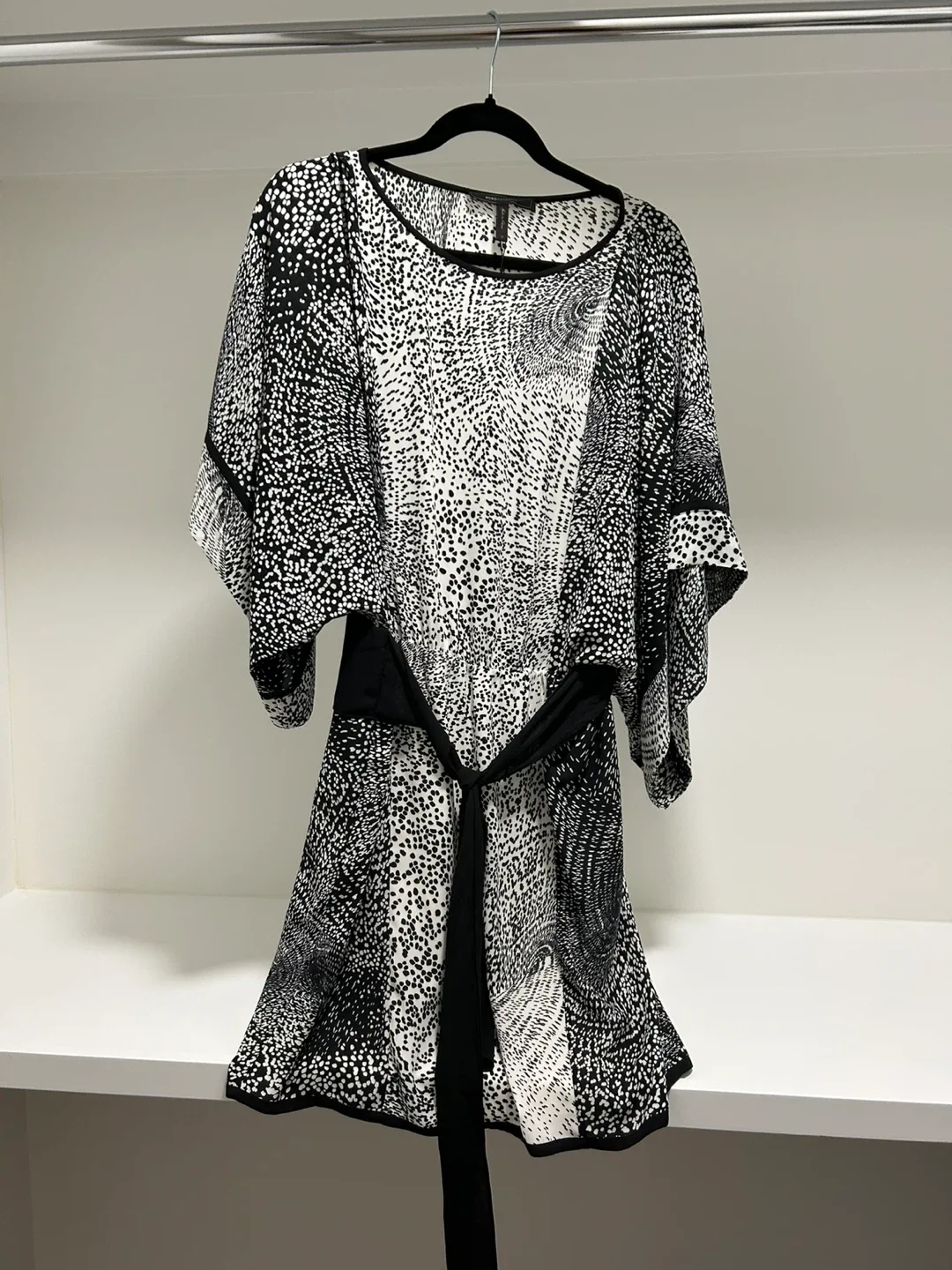 BCBGMAXAZRIA Black & White Dress