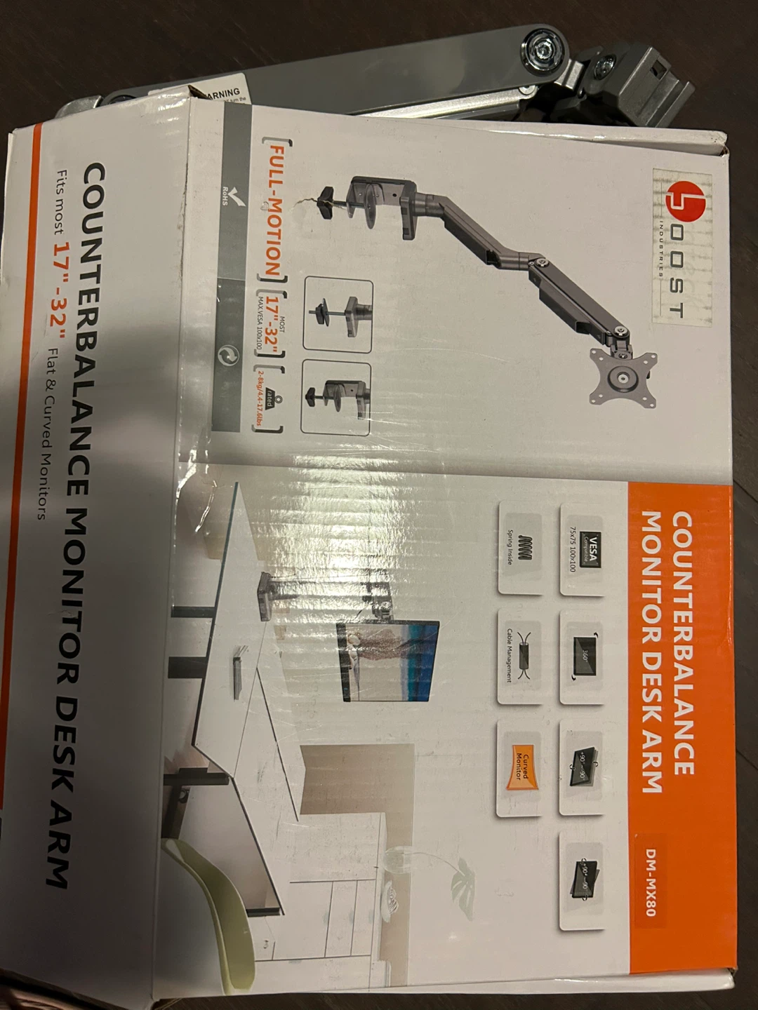 Boost Counterbalance Monitor Desk Arm DM-MX80 - photo 2