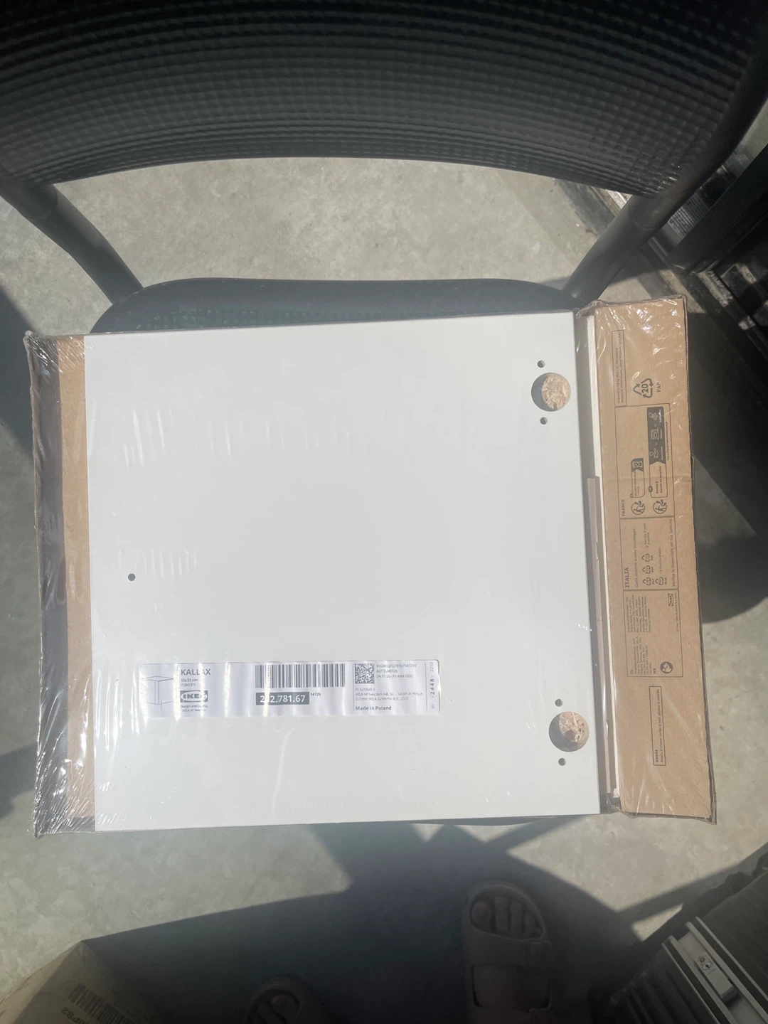 IKEA Kallax White Shelf Insert - photo 2